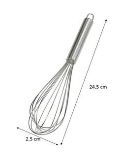 Tala Stainless Steel Balloon Whisk, 25cm - view 2, Silver