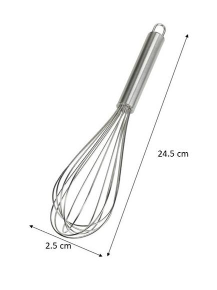 Tala Stainless Steel Balloon Whisk, 25cm - view 2, Silver