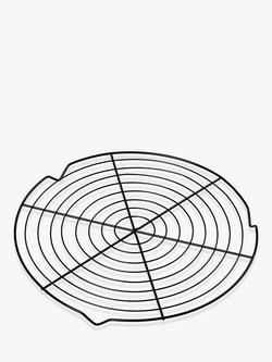 Tala Round Non-Stick Cake Cooling Tray/Rack, 30cm, Black