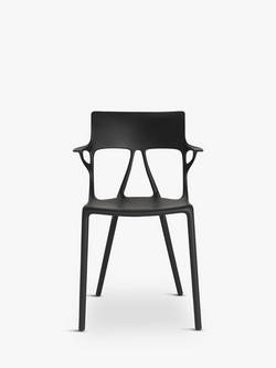 Kartell A. I. Philippe Starck Chair, Black, Black