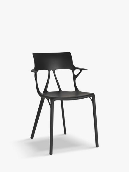 Kartell A. I. Philippe Starck Chair, Black - view 2, Black