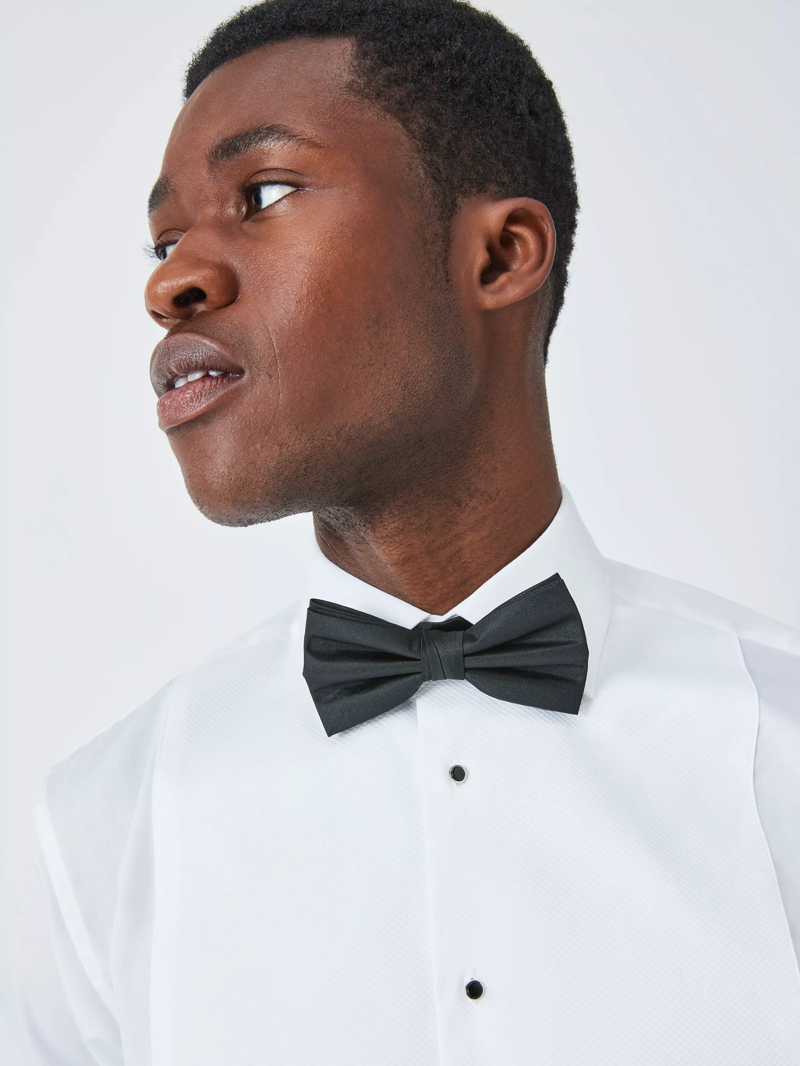 7-Piece Black And Silver Tuxedo Shirt Stud Set – Rental Quality, Metal, Cufflinks Inc