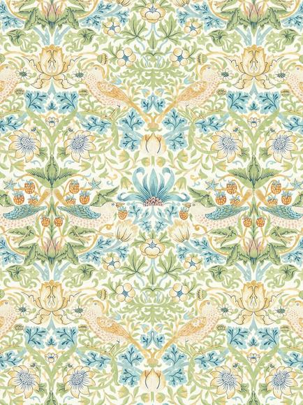 Clarke & Clarke William Morris Strawberry Thief Wallpaper, W0171/01