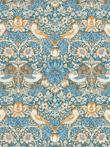 Clarke & Clarke William Morris Strawberry Thief Wallpaper, W0171/02