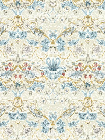Clarke & Clarke William Morris Strawberry Thief Wallpaper, W0171/03