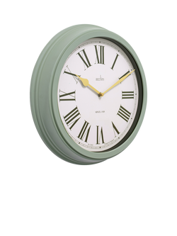 Acctim Turin Roman Numeral Analogue Indoor/Outdoor Wall Clock, 35cm - view 2, Myrtle