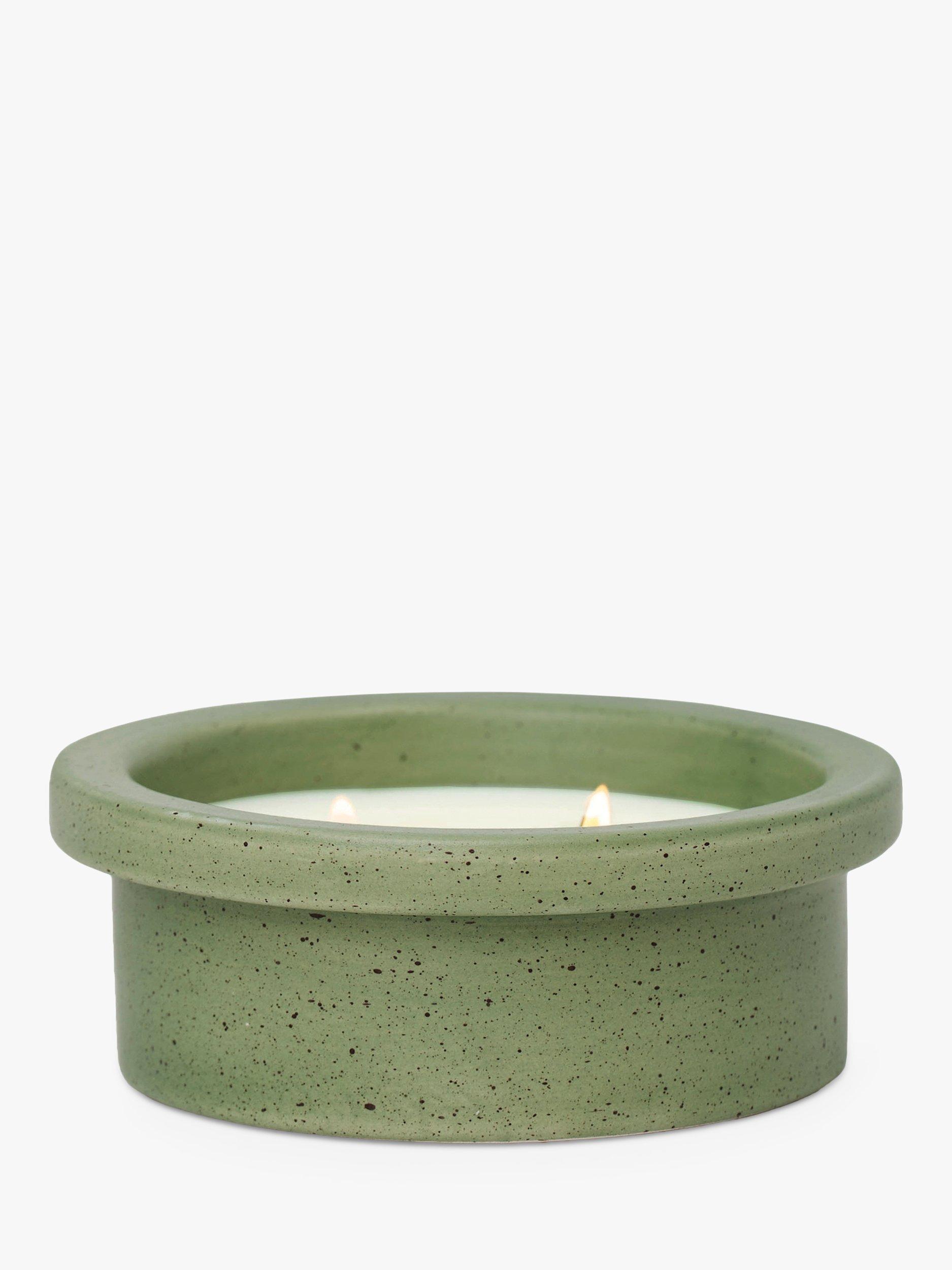 Paddywax Folia Matte Thyme & Olive Leaf Scented Candle, 141g