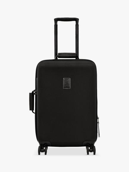Longchamp Boxford 55cm 4-Wheel Recycled Canvas Cabin Case, Black