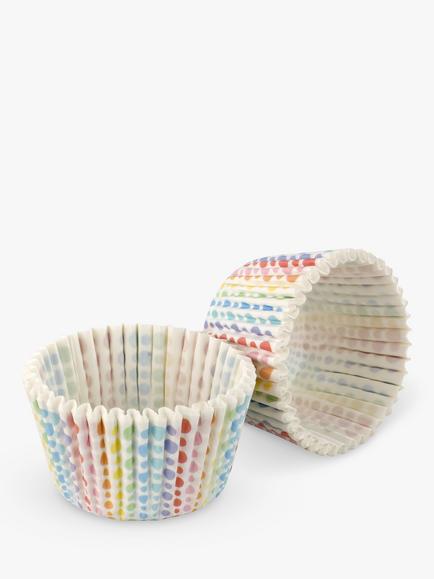 Tala Cupcake Cases, Pack of 32, Rainbow, Rainbow