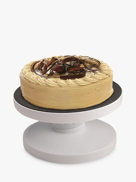 Tala Tilting Cake Icing Turntable, 25cm, White/Black