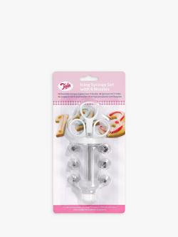 Tala Icing Syringe & 6 Nozzles Piping Set - view 2, Clear White