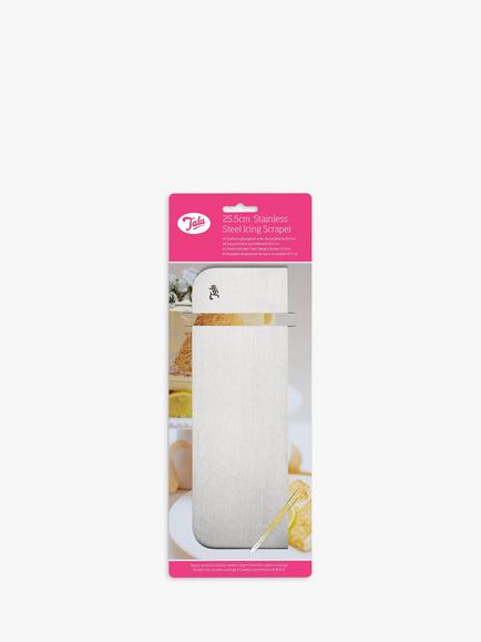 Tala Stainless Steel Icing Scraper, 25.5cm - view 2, Silver