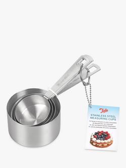 Tala Stainless Steel Measuring Cups, Set of 4 - view 2, Silver