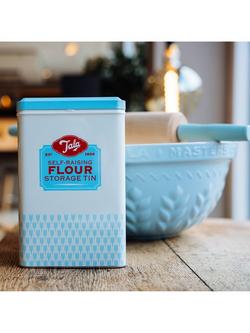 Tala Originals Self-Raising Flour Storage Tin, Pale Blue/Cream - view 2, Pale Blue Cream