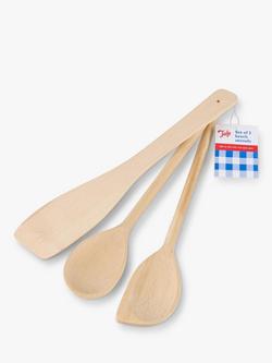 Tala Kitchen Utensils, Set of 3, FSC-Certified (Beech Wood), Natural