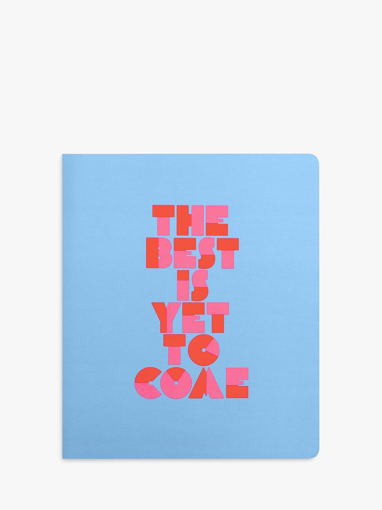 ban.do The Best Is Yet To Come Notebook, Blue