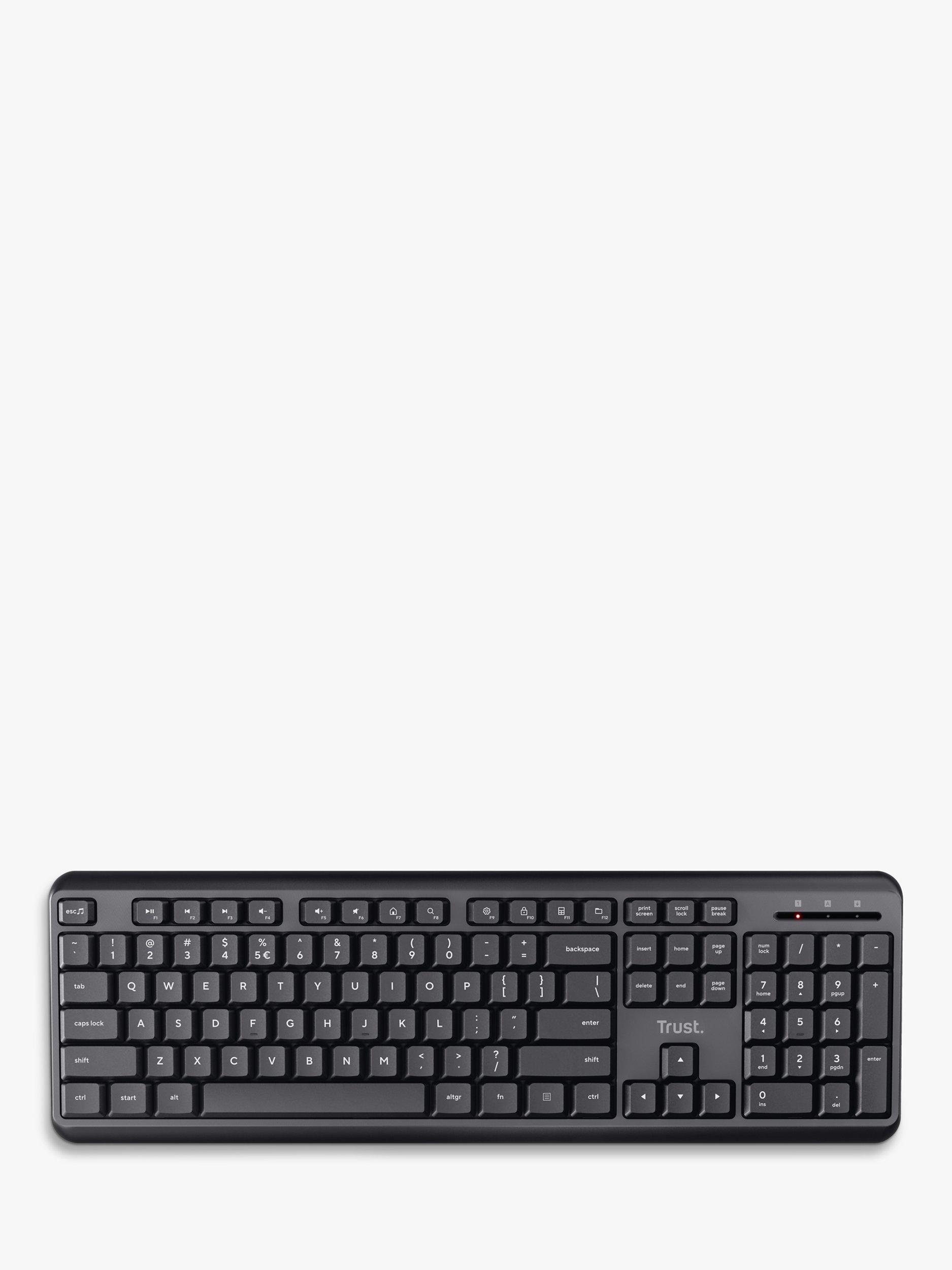 Trust Ody Silent Wireless Keyboard, Black