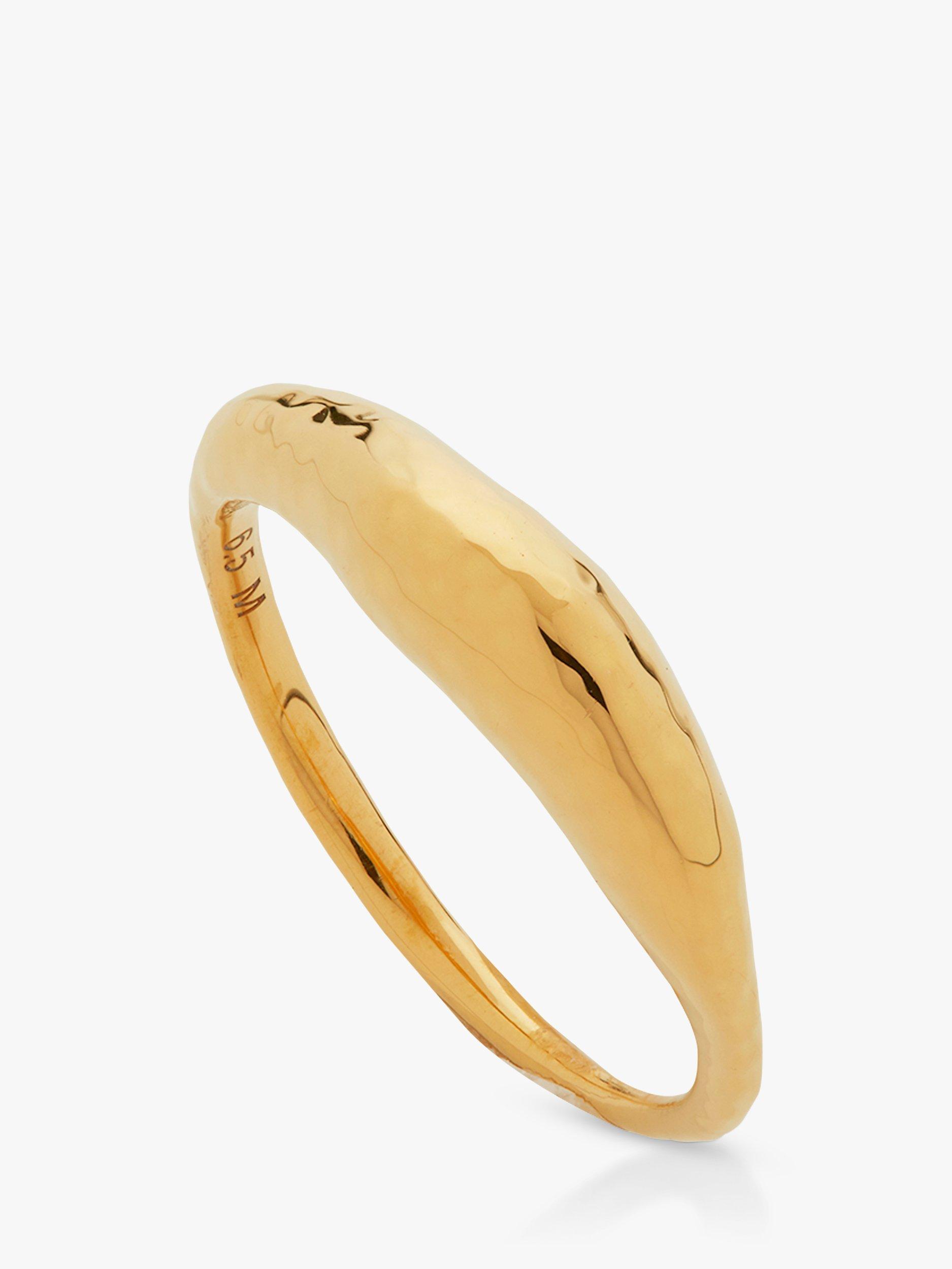 Monica Vinader Deia Ring, Gold, P