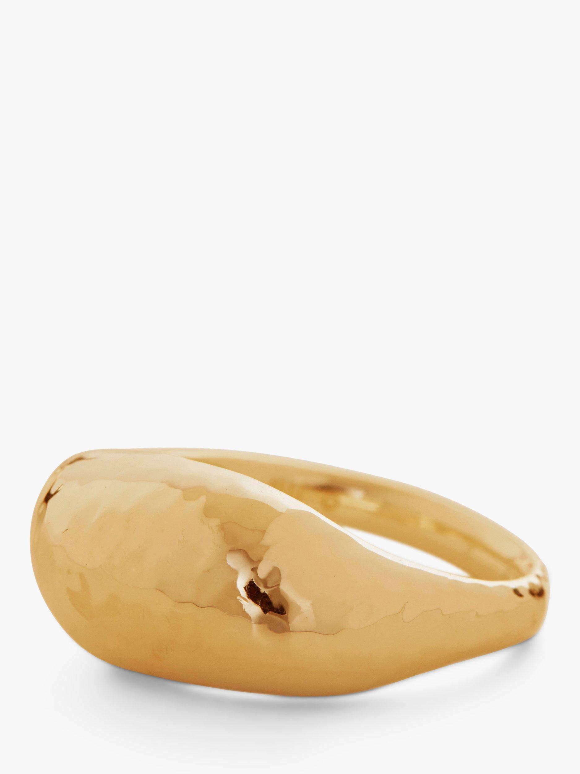 Monica Vinader Deia Domed Ring, Gold, M