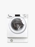 Hoover H-Wash 300 LITE HBWS 48D1W4-80 Integrated Washing Machine, 8kg Load, 1400rpm Spin, White