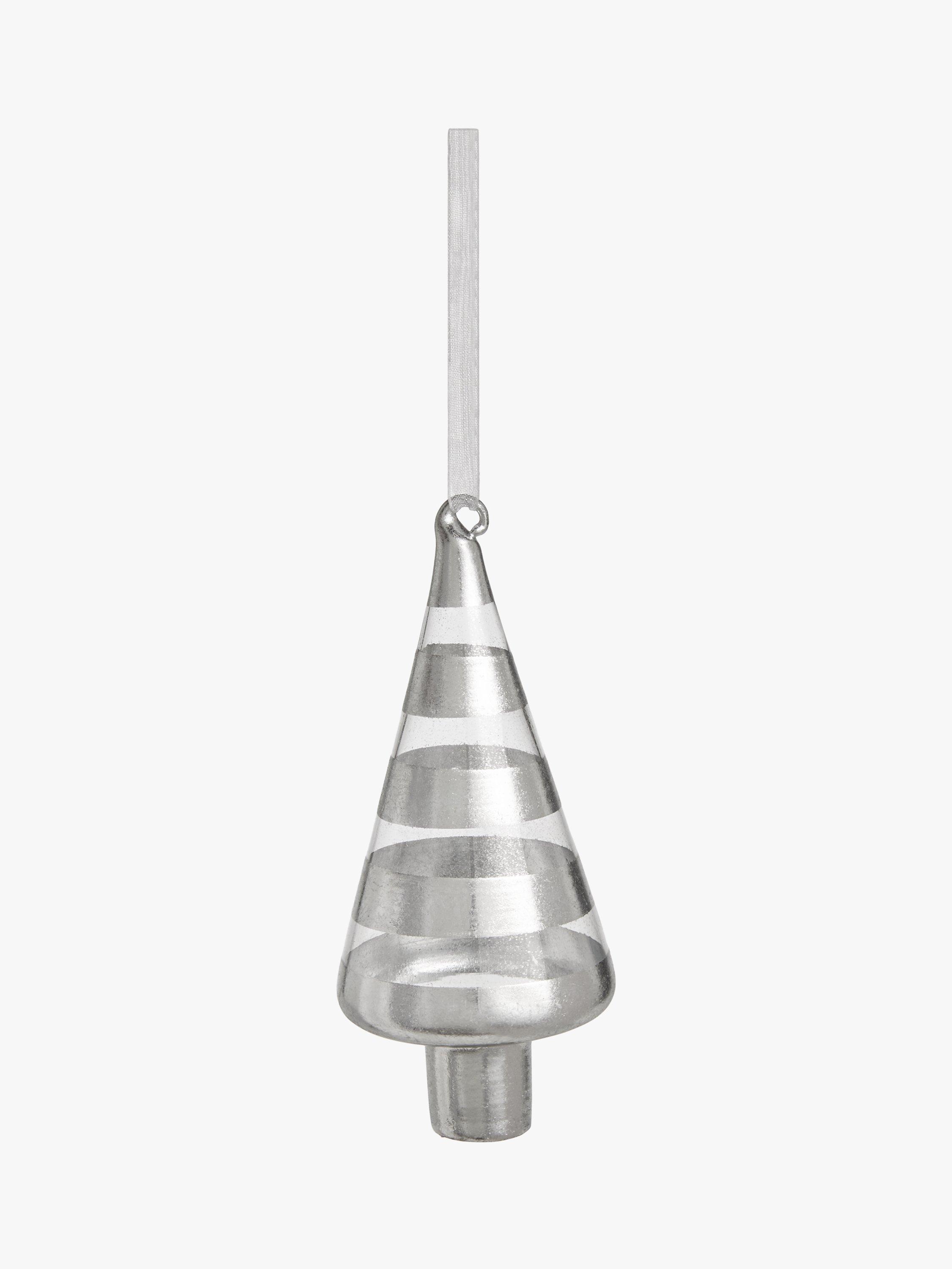 John Lewis Beyond Christmas Tree Bauble, Silver
