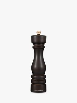 Cole & Mason London Precision+ Beech Wood Pepper Mill, H22cm, Chocolate, Chocolate