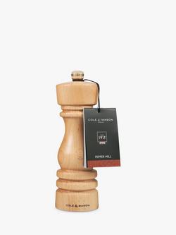 Cole & Mason London Precision+ Beech Wood Pepper Mill, H18cm, Natural - view 2, Natural