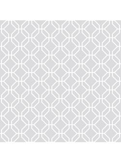 Galerie Trellis Negative Wallpaper, Grey G78522