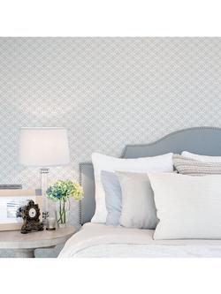 Galerie Trellis Negative Wallpaper - view 2, Grey G78522