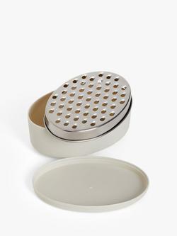 John Lewis Grater & Container, Light Grey - view 2, Light Grey