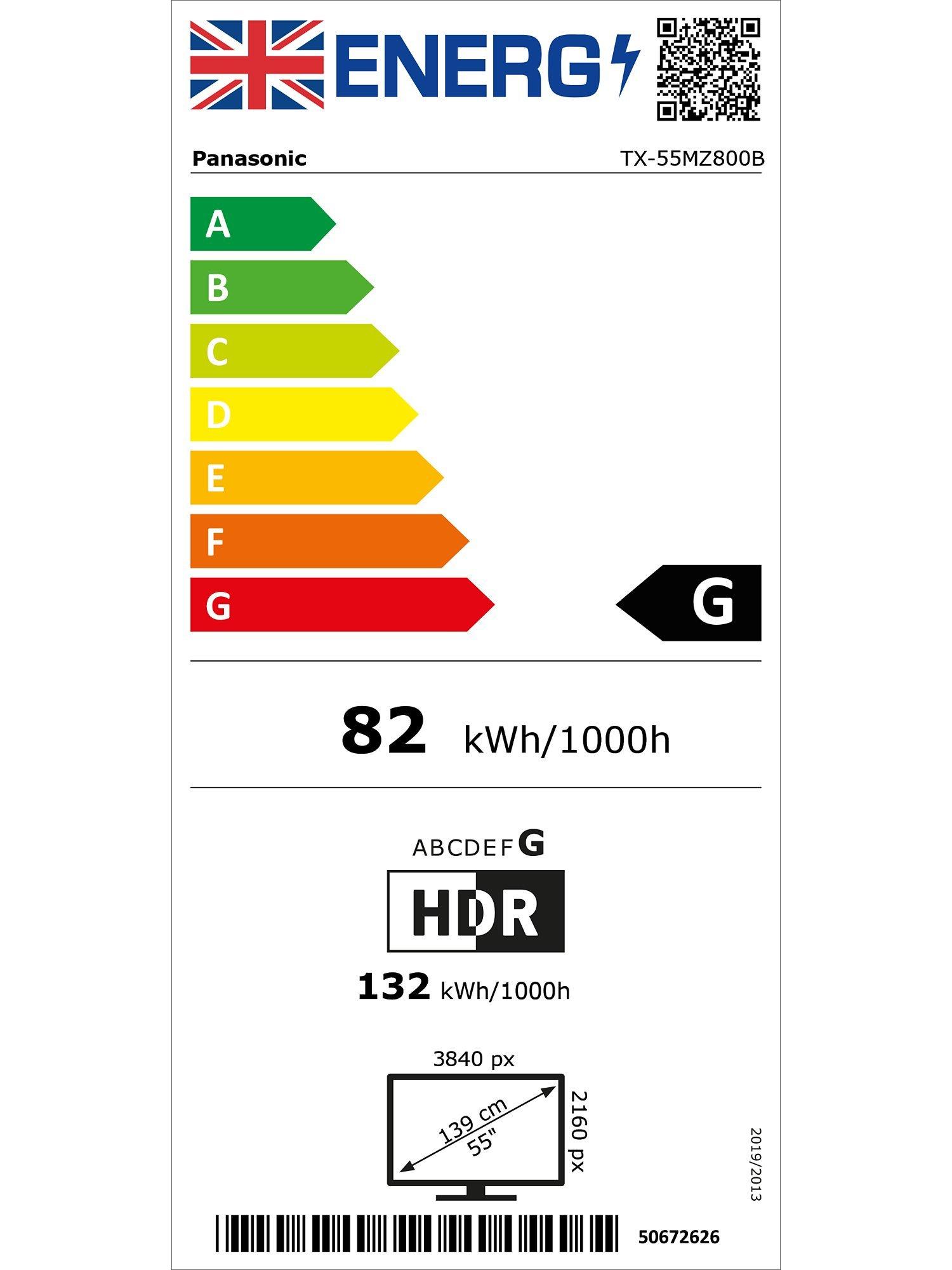 This item is rated G for energy efficiency on a scale from A (most efficient) to G (least efficient).