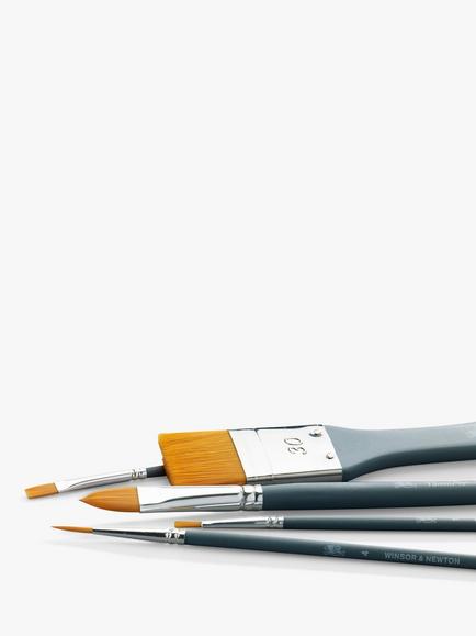 Winsor & Newton Foundation Watercolour Brushes, Set of 6 - view 2, Multi