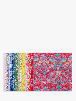 Alice Caroline Liberty Fabric Tana Lawn® Rainbow Colour Charm Squares, Pack of 20, Multi