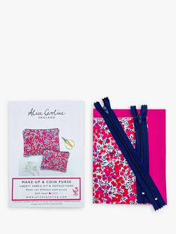 Alice Caroline Liberty Fabric Tana Lawn Make Up & Coin Purse Kit - view 2, Red