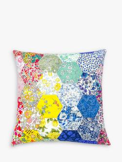 Alice Caroline Hexagon Liberty Fabric Tana Lawn® Cushion Cover Sewing Kit, Multi