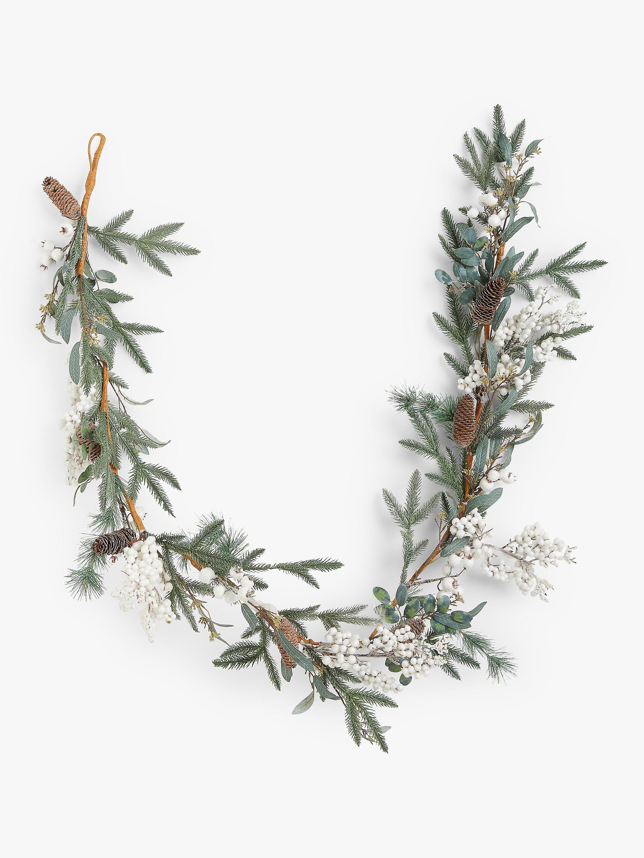 John Lewis Pine and Mistletoe Garland