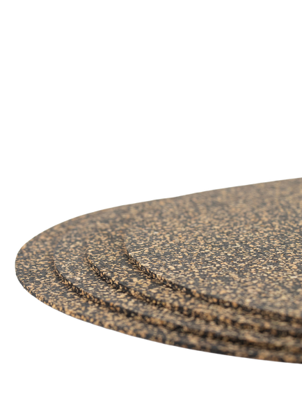 LIGA Dash Cork Round Placemats, Set of 4, Multi - view 2, Multi