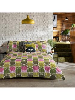 Orla Kiely Multi Block Stem Cotton Duvet Set, Multi