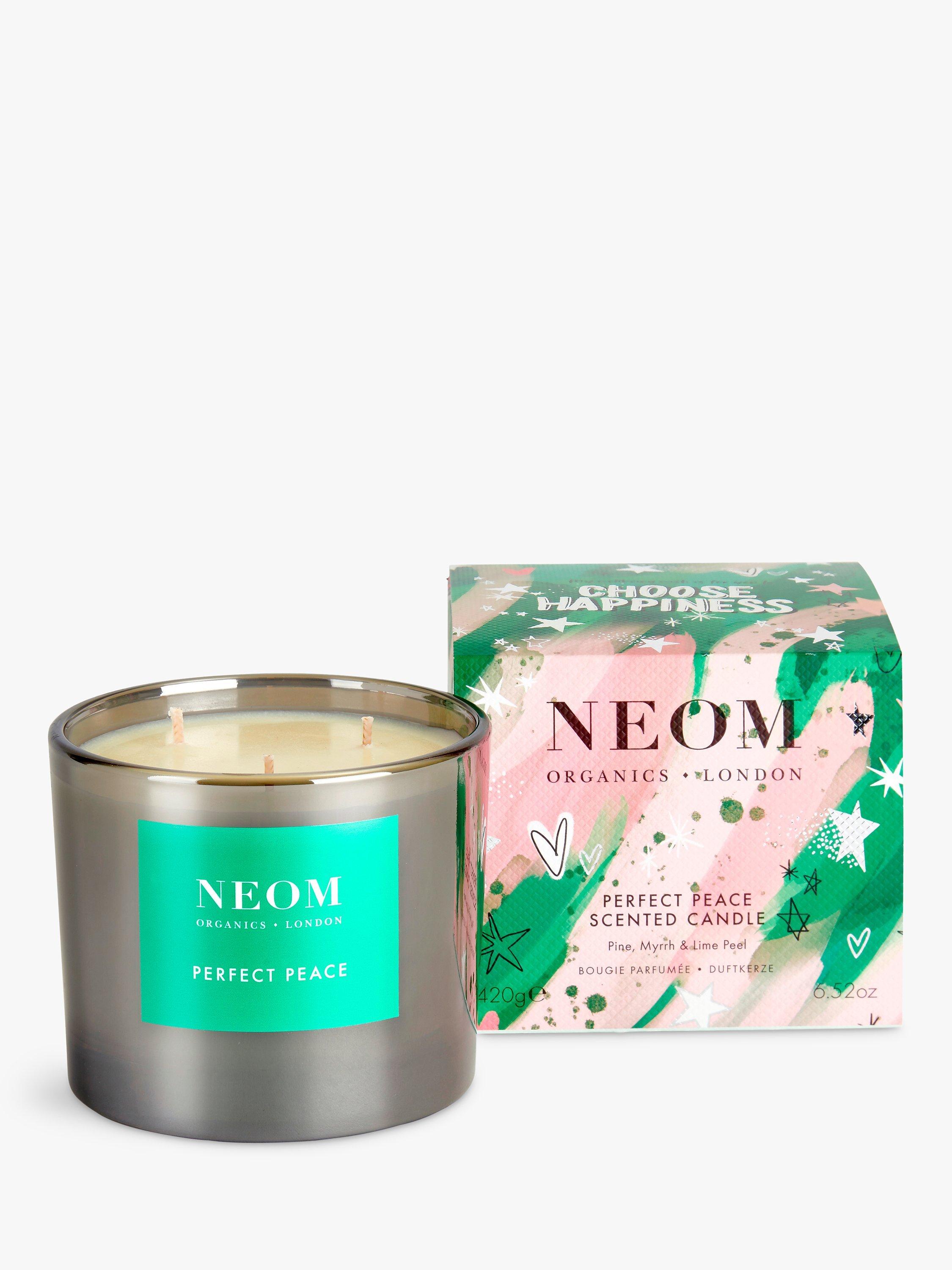 NEOM Wellbeing London Perfect Peace Three Wick Scented Candle, 420g