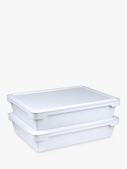 Ooni Pizza Dough Proving Boxes, Set of 2, White, White