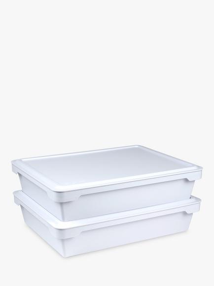 Ooni Pizza Dough Proving Boxes, Set of 2, White, White