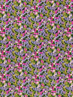 Harlequin x Sophie Robinson Wildflower Meadow Fabric, Emerald/Amethyst/ Spinel