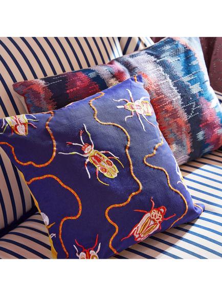 Harlequin x Sophie Robinson Jewel Beetles Fabric - view 2, Lapis