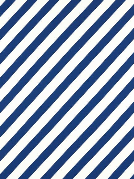 Harlequin x Sophie Robinson Paper Straw Stripe Fabric, Lapis