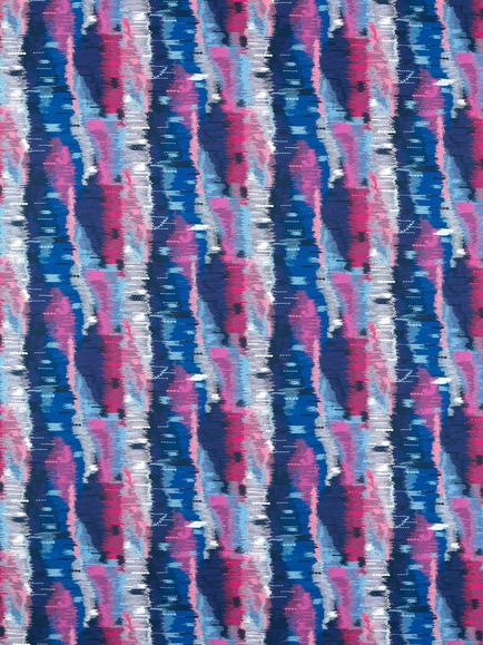 Harlequin x Sophie Robinson Wilderness Fabric, Lapis/Carnelian/Ruby