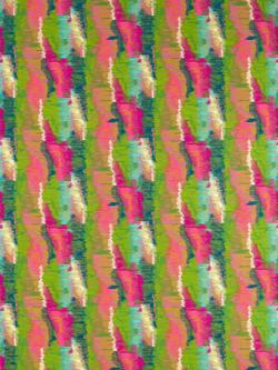Harlequin x Sophie Robinson Wilderness Fabric, Peridot/Emerald/Ruby