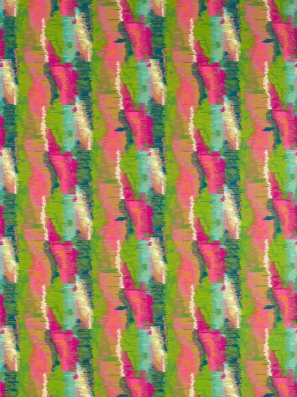 Harlequin x Sophie Robinson Wilderness Fabric, Peridot/Emerald/Ruby