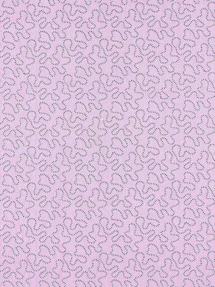 Harlequin x Sophie Robinson Wiggle Rose Fabric, Amethyst/Lapis