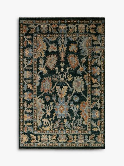 John Lewis Oushak Rug, Green, Green