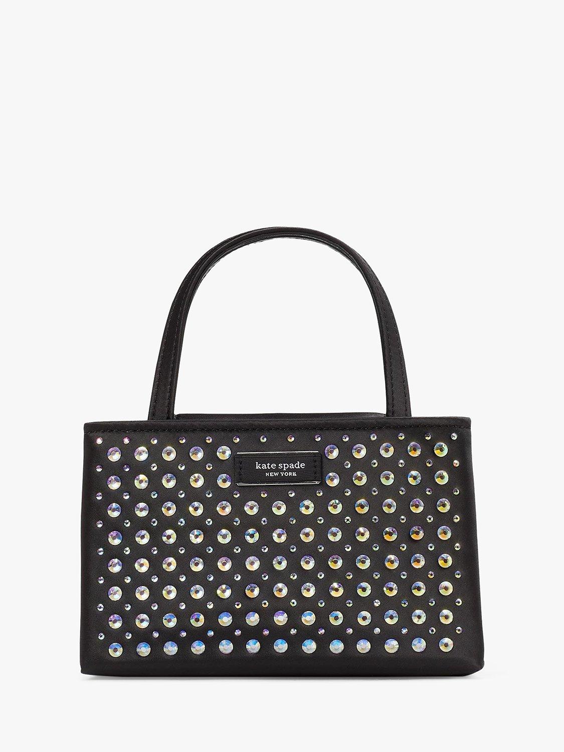 kate spade new york Sam Embellished Mini Grab Bag, Black